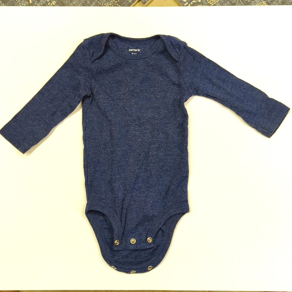 Carter's Long Sleeve Onesie, 6m - VGUC